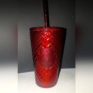 Starbucks Grande 16oz Ruby Red Jeweled Tumbler